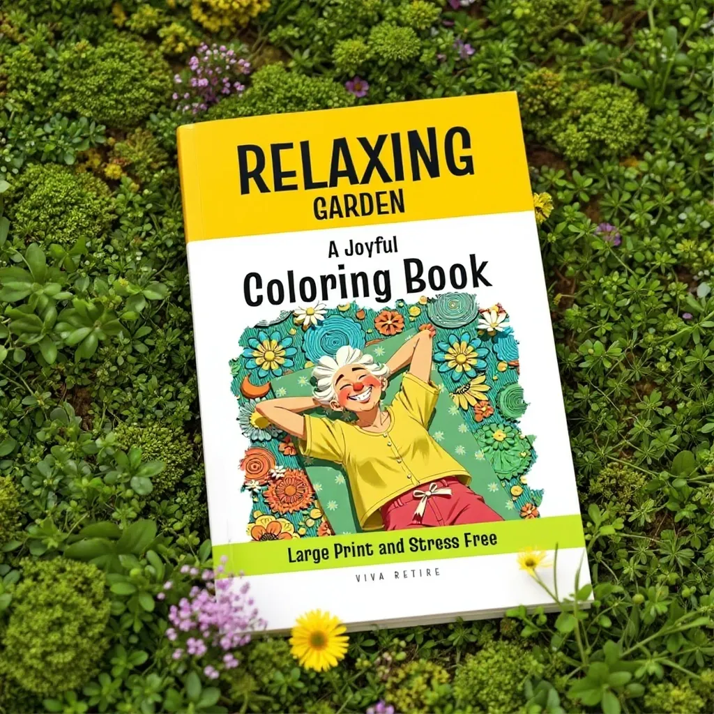 Relaxing Garden – A Joyful Coloring Book