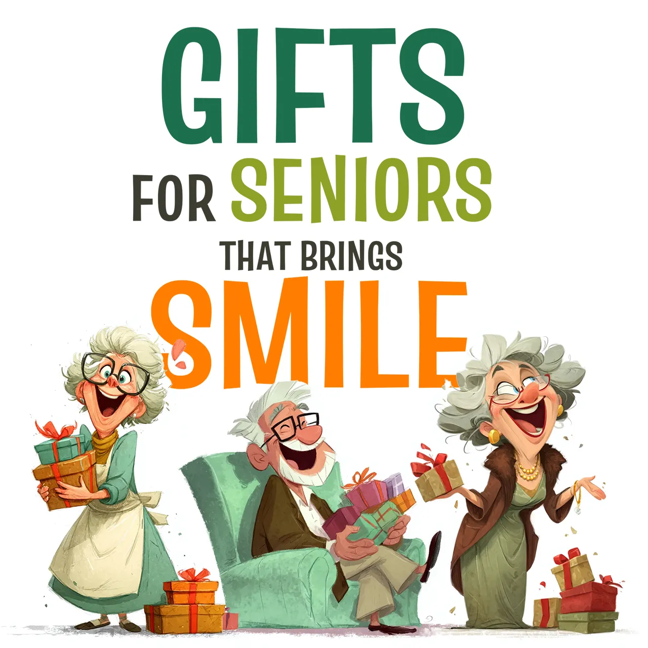 Top 5 CHEERFUL gifts for elderly women, men  and SENIORS that brings SMILE