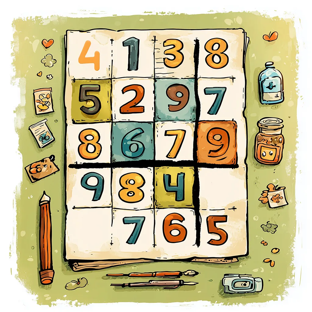 SUDOKU Party 2 sudoku logo VIVA RETIRE Activities, Gifts and Products to cheer up Seniors and Retired Dad and Mom
