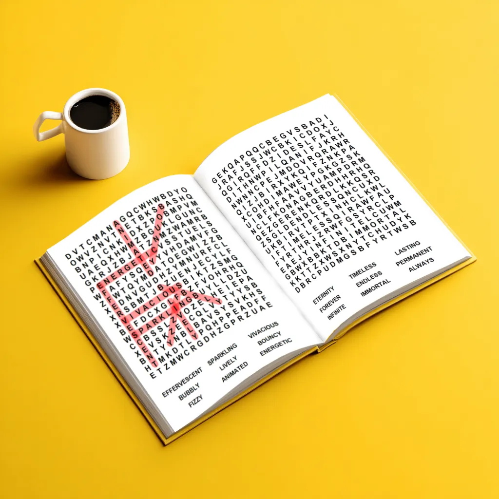 UPLIFTING and RELAX Word Search Brain Puzzle 5 word search inside VIVA RETIRE Activities, Gifts and Products to cheer up Seniors and Retired Dad and Mom